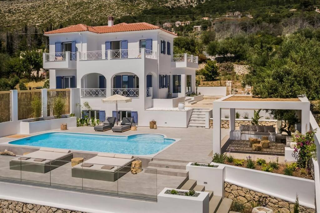 Lourdas White Villa Lourdata  Dış mekan fotoğraf